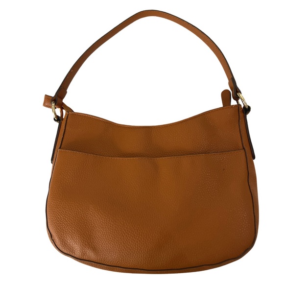 Jones New York Tan Faux Leather Shoulder Bag - Picture 2 of 9